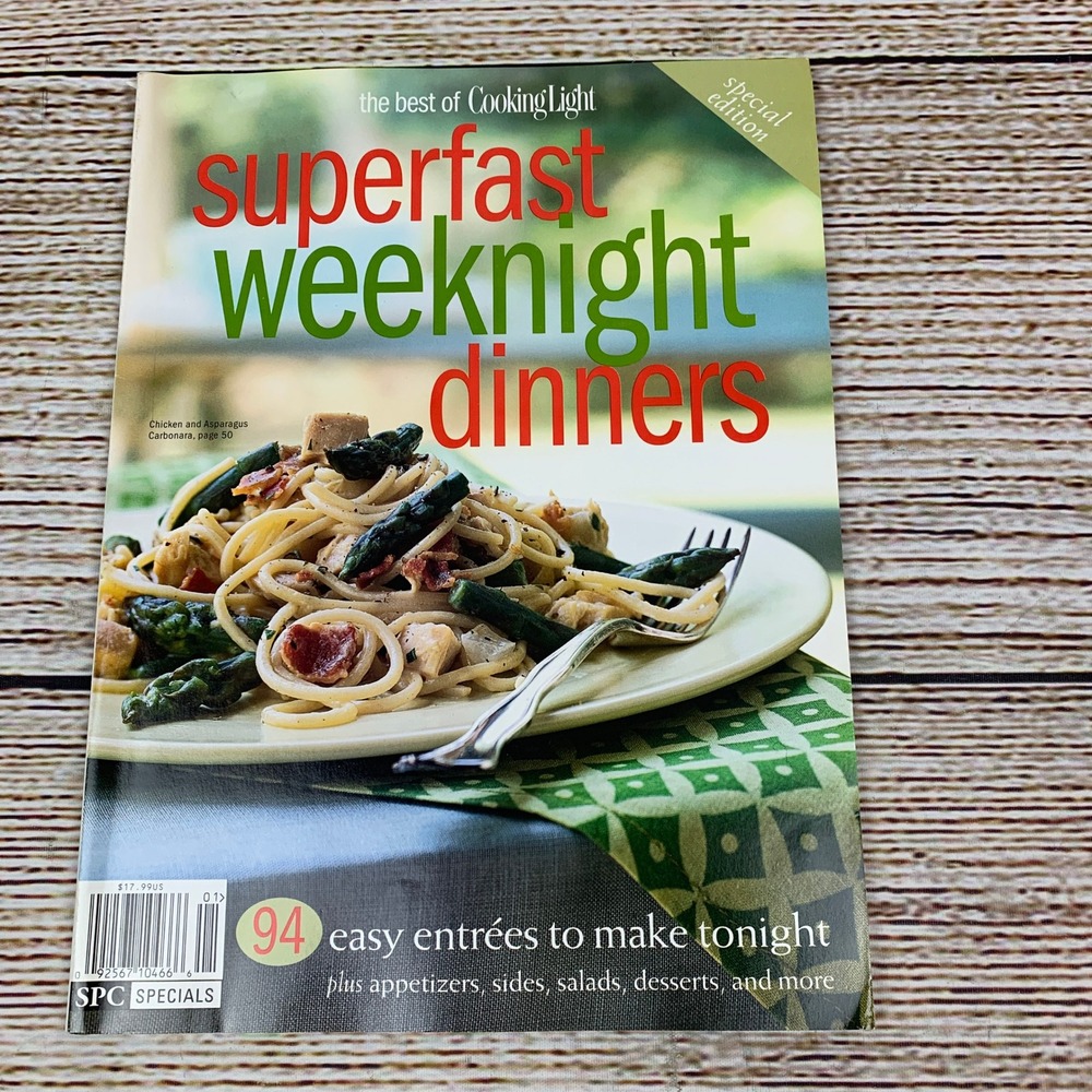 Cooking Light Magazine Lot SPC Specials All Recipe Special Edition Cookbook‎